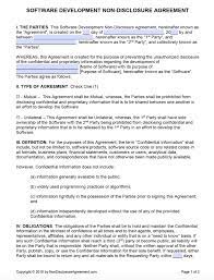 While a standard nda agreement is signed between two legal entities, the nda for an employee is signed between a company and an individual. Free Software Development Non Disclosure Agreement Nda Pdf Word Docx
