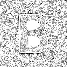 I know it sounds silly. Coloring Book Floral Ornamental Alphabet Initial Letter B Font Vector Typography Symbol Antistress Page For Adults And Monograms Isolated Ornament Design On Patterned Background Royalty Free Cliparts Vectors And Stock Illustration Image