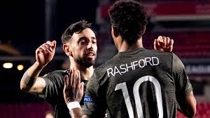 Bruno fernandes has scored 19 of his 20 penalties taken for manchester united in all competitions. Granada 0 2 Manchester United Marcus Rashford And Bruno Fernandes Secure First Leg Lead Football News Sky Sports