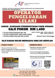 Sebelum atau pada 13 september 2013. Operator Pengeluaran Lelaki Pasir Gudang Agensi Pekerjaan Lhc Malaysia