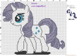 Make cross stitches based on children's drawings, vacation photos, famous works of art, and more. Rarity My Little Pony Cross Stitch Pattern Free Cross Stitch Patterns Simple Unique Alphabets Baby