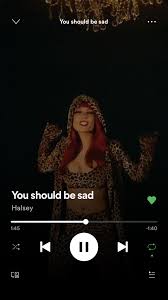 You should be sad (stylized in sentence case) is a song recorded by american singer halsey. Pin On Music