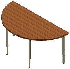 Most modular conference room table sets include rectangular tables with a 2:1 proportion of long to short side. Modular Conference Table Half Circle 24x48 Iowa Prison Industries