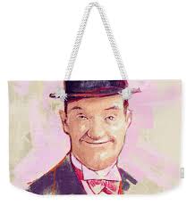 Portrait Of Comedian Stan Laurel Jigsaw Puzzle by Alessandro Lonati