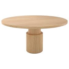 Contemporary 100 Dining Table In Oak By Orphan Work 2019 In 2020 Dining Table Circular Dining Table Round Oak Dining Table