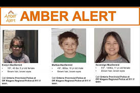 Through this official repository of amber alert information. Niagara Police Issue Amber Alert For Father 5 Kids Guelph News