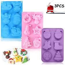We ship all items worldwide quickly and securely. Christmas Silicone Moulds Bestzy 3pcs Christmas Soap Mould Christmas Snowman Reindeer Sleigh Silicone Cake Mould For Jelly Biscuits Soap Chocolate Candy Cupcake Ice Cube Muffin Pan Baking Mould Buy Online In Saint