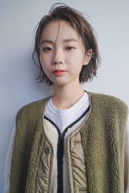 かきあげニュアンスボブ tsunagu 服部 達哉のヘアスタイル ヘアアレンジ 髪型 lala ララ ブラントヘアカット ヘアスタイル ショートボブのヘア