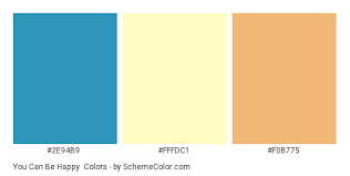 Pastel colors like peach, light pink or lilac can also have an uplifting effect on your mood. You Can Be Happy Color Scheme Blue Schemecolor Com
