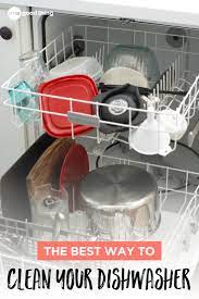 How To Clean A Dishwasher In 3 Steps One Good Thing By Jillee Cleaning Your Dishwasher Homemade Cleaning Supplies Cleaning Household