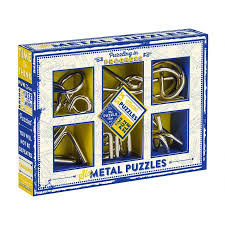 What does a gifted child like more than an intellectual challenge? Brain Busting Puzzle Set Of 6 Classic Metal Puzzles