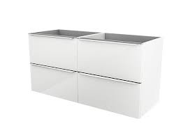 Szafka pod umywalkę goodhome imandra wisząca antracyt to bardzo pakowny i pojemny mebel. Meuble Sous Vasque A Suspendre Goodhome Imandra Blanc 120 Cm Castorama