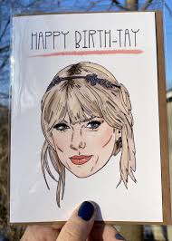 This personalized taylor swift celebrity birthday card is approximately 8.3 x 5.8 and comes with a white envelope. Taylor Swift Birthday Card Hand Drawn Paper Paper Party Supplies Colonialgolfhart Com