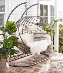 what could be better than our indoor outdoor hanging chair you ask how about our new double version balcony decor hanging chair outdoor garden swing seat