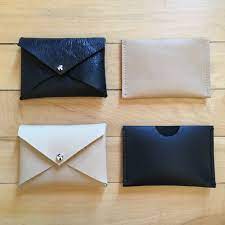 Present a unified company branding front by making sure that your gift cards are delivered in a matching gift card holder or envelope. Easy Diy Leather Gift Card Holders And Envelope Wallets Celebrate The Big Small