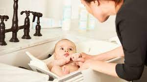 One is the baby bathtub. How To Give Your Baby A Bath While Traveling The Family Voyage