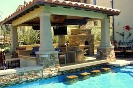 find inspiration for your own poolside digs in these glamorous cabanas pavilions and pool houses pool houses pool side bar backyard pool