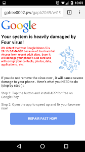 Fake Virus Warning On Imgur Pages Android Phones Only Thecomputerperson