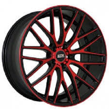 Black And Red Wheels 18 Inch Audiocity 20 22 24 Inch Huge Size Lip Chrome Black Rims At Wholesale Prices Fianacing Program Available Instant Ap Custom Wheels And Tires Rims Wheel