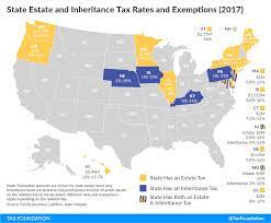State Estate Tax Chart State Inheritance And Estate Taxes Rates Economic Implications And The Return Of Interstate Competition Tax Foundation