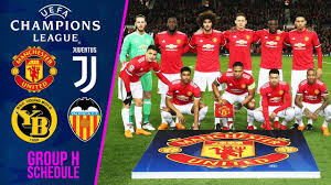 League united by women's football trofeo angelo dossena uefa intertoto cup the nextgen series setanta cup baltic league baltic champions cup scandinavian royal league bene women's super cup concacaf champions league concacaf league concacaf caribbean club championship. Manchester United S Uefa Champions League Group H Schedule Juventus Valencia Bsc Young Boys Youtube