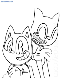 cartoon cat coloring pages for free printing wonder day coloring pages for children and adults in 2022 cat coloring page coloring pages cartoon cat