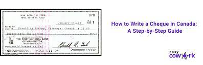 Pledge letter (for 3rd party loans only, if required). How To Write A Cheque In Canada A Step By Step Guide 2021