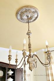 Ceiling Medallion Makeover Ceiling Medallions Ceiling Decorating Details