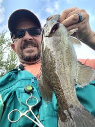 Smallmouth bass fishing