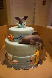 Sweet dolphin baby shower dessert bar ♡ #petalumabakery @supremesweets228. Dolphin Baby Shower Cake Cakecentral Com