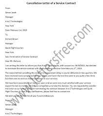 Gym membership cancellation letter gym cancellation letter is typically written by a member to the gym manager/establishment to inform that you want to cancel the membership. Cancellation Letter Of A Service Contract Sample How To Write