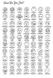 51 true feelings chart with real faces