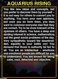 If you thought your zodiac or sun sign is all you need to know yourself in great detail, think again. More On Aquarius Ascendant Aquarius Rising Sign