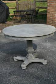 Cassie S Gray Weathered Table Featuring Rockler Grey Dining Tables Painting Furniture Diy Furniture Diy