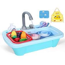 f color changing play kitchen sink toys