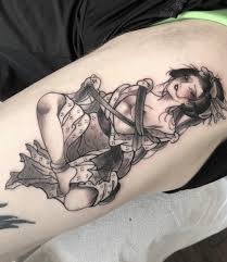 Ryugen tattooing in the tebori method at bushido tattoo. Geisha Done By Jenny At Bushido Tattoo Calgary Canada Super Stoked With How It Turned Out Tattoos