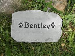 Our skilled engraver will create a layout designed for maximum impact based on the amount of text, angle of the photo and/or any other elements such as clip art. Small Pet Grave Marker 8 10 Across Adirondack Stone Works Pet Memorials