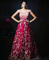 Gorgeous New Indian Reception Gown Styles For Indian Brides Indian Reception Dress Indian Wedding Gowns Reception Gowns