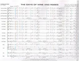 The days of wine and roses sheet music. Days Of Wine And Roses The