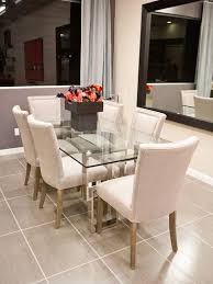 The modern dining room in the picture has a very calming and relaxing color scheme, composed mostly of whites. Contemporary Dining Room Ideas To Inspire You Dining Room Contemporary Glass Dining Room Table Living Dining Room