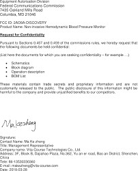 Other people use its cover letter sample without contact name in conjunction with a curriculum vitae. Discovery Non Invasive Hemodynamic Blood Pressure Monitor Cover Letter Authority To Act As Agent To A Tcb Vita Course Technologies