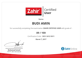 Zahir accounting luncurkan sertifikasi online. Home Program Sertifikasi Zahir Be Zahir Certified User