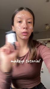 makeup tutorial moment ❣️ yes ik i look like a naked mole rat and megamind  had a baby 😆