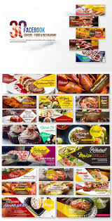 30 Food Restaurant Facebook Covers By Wutip On Envato Elements Facebook Cover Food Facebook Cover Template