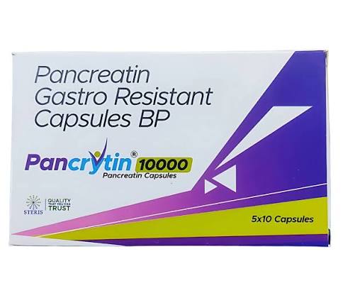 Pancreate 10000 Capsule 10s: Uses, Side Effects, Price & Substitutes | PlatinumRx
