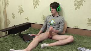 Teen Boy (First Time) Watching Porno . Daddy At Home  HARD ORGASM  CUTE