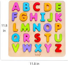 Die alphabetische sortierung von wörtern oder namen richtet sich grundsätzlich nach der reihenfolge der buchstaben im alphabet. Buy Wooden Alphabet Puzzle Toys Abc Letter Number Puzzle For Toddlers 1 2 3 Years Old Preschool Learning Toys For Kids Educational Name Puzzle Gift For Boys And Girls Alphabet Puzzle