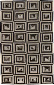 Black And White Optical Illusion Rug Surya Lhotse Rug Optical Illusion Optical Illusion Quilts Modern Quilt Blocks Rugs