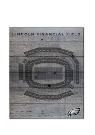 Philadelphia Eagles 16x20 Seating Chart Sign 15670044