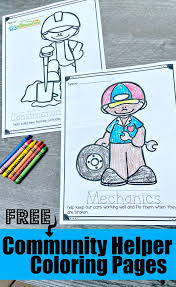 Customize the letters by coloring with markers or pencils. Free Community Helpers Coloring Pages